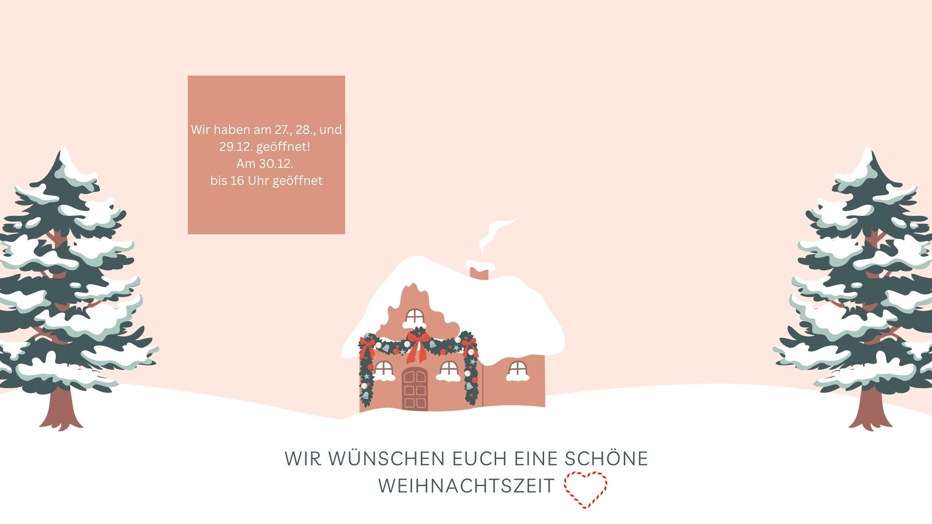 Mehr über den Artikel erfahren Wir wünschen Euch fröhliche Weihnachten!